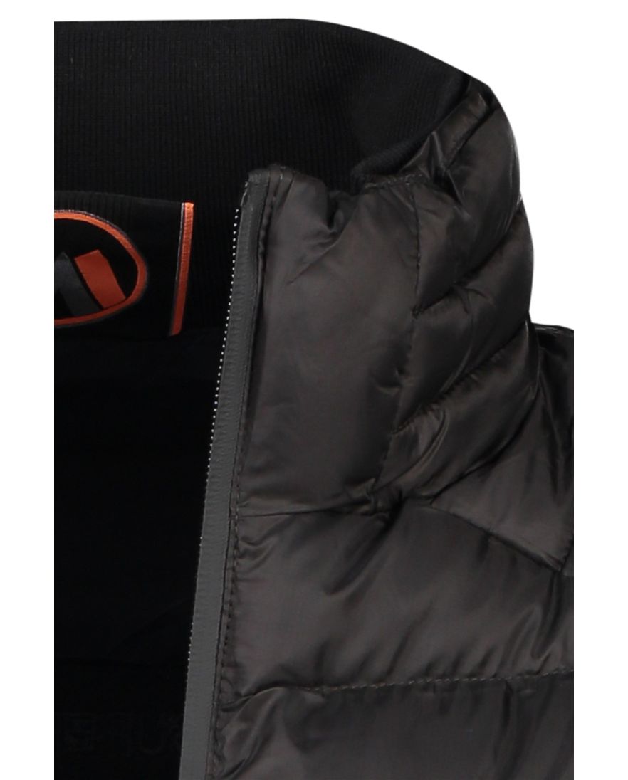 zwart Superdry tussenjas gewatteerd