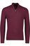 wollen Superdry trui rood half zip slim fit