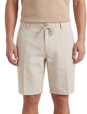 Gardeur katoenen Gardeur korte broek Jasper effen beige