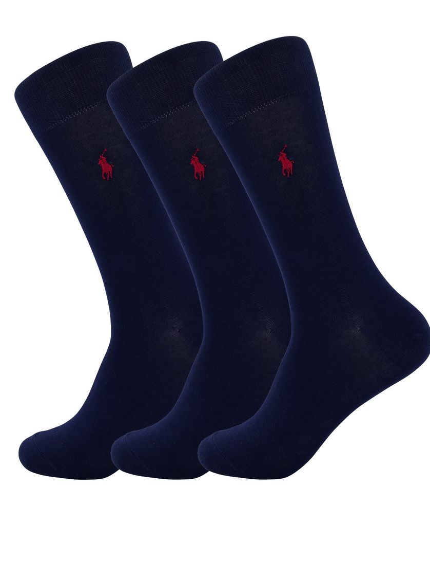 Polo Ralph Lauren herensokken 3-pack navy