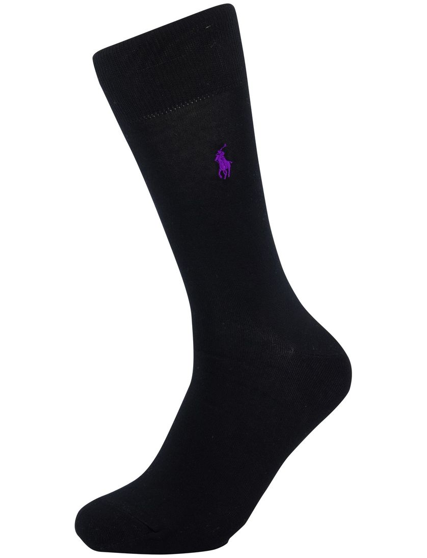 Ralph lauren 3 pack sokken zwart katoen