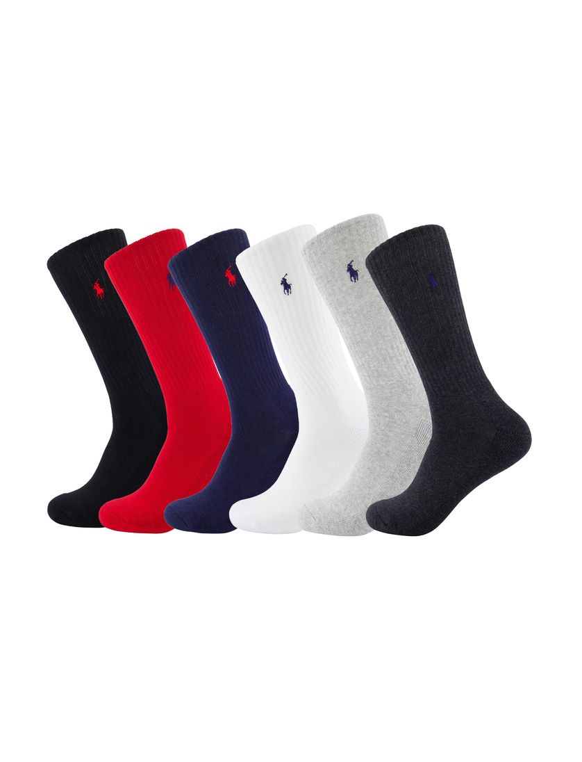 Polo Ralph Lauren sokken 6-pack multicolor