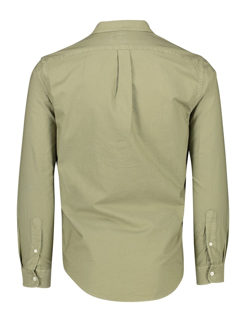 Polo Ralph Lauren overhemd groen effen katoen slim fit