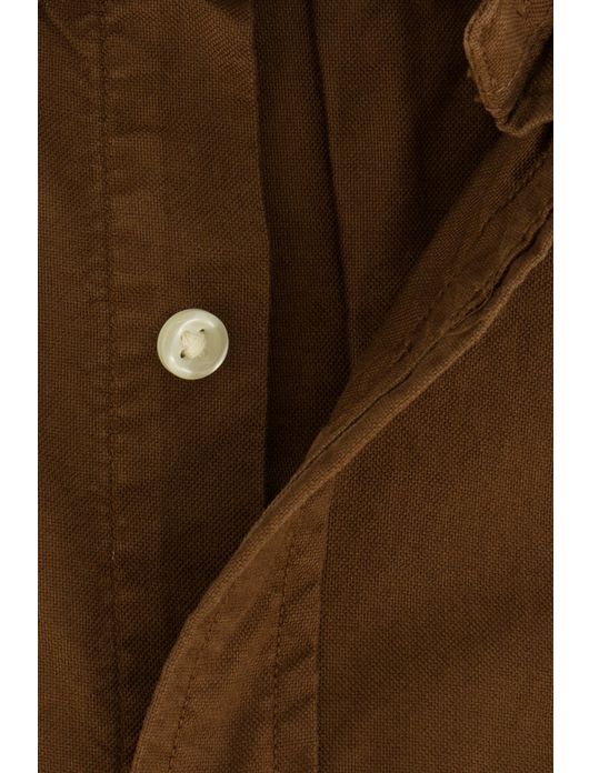 casual overhemd bruin Polo Ralph Lauren Custom Fit