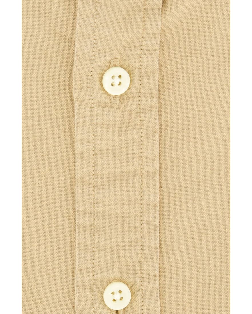Polo Ralph Lauren casual overhemd slim fit beige effen