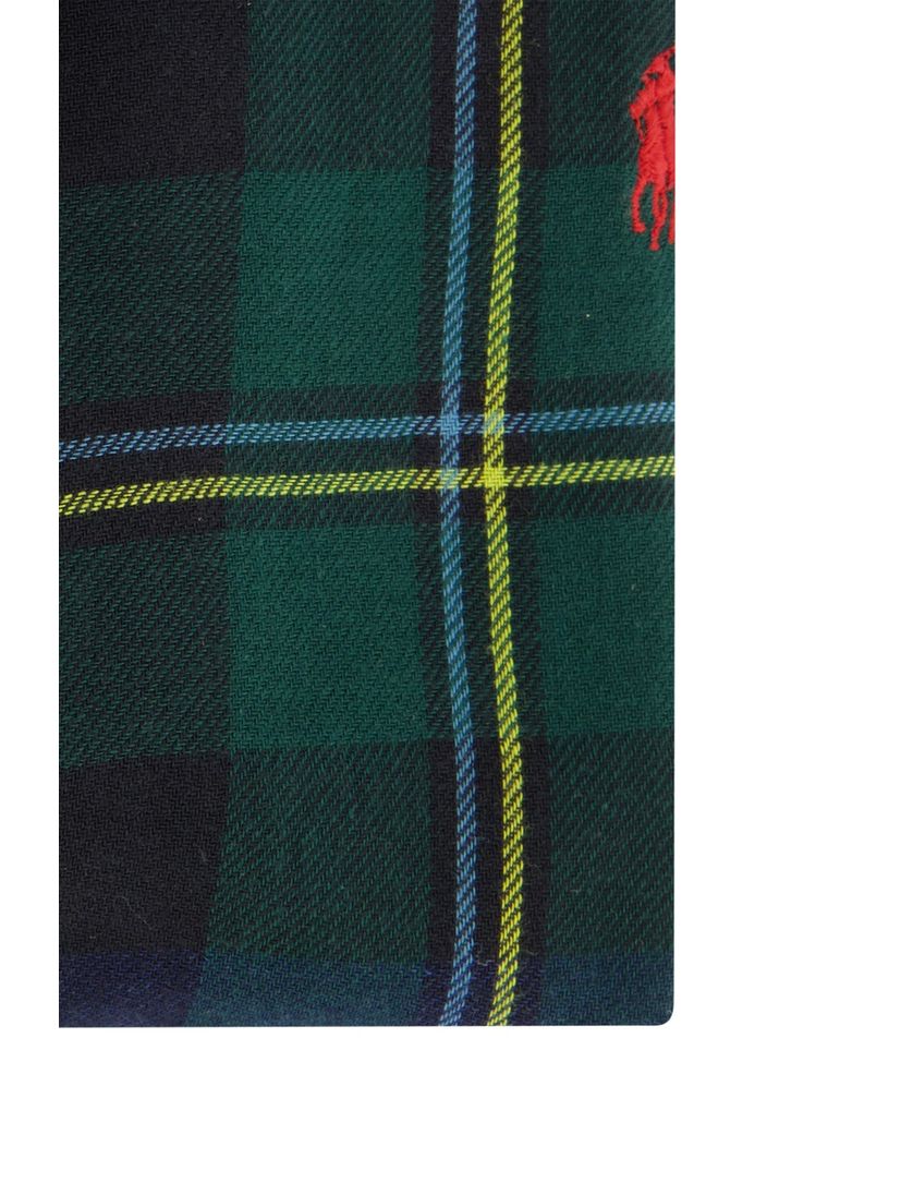 Polo Ralph Lauren casual overhemd Custom Fit groen geruit flanel