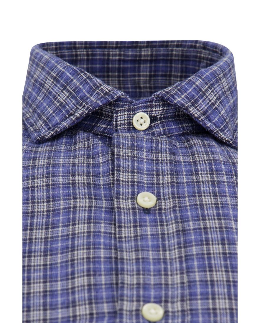 Polo Ralph Lauren Custom Fit casual overhemd blauw geruit