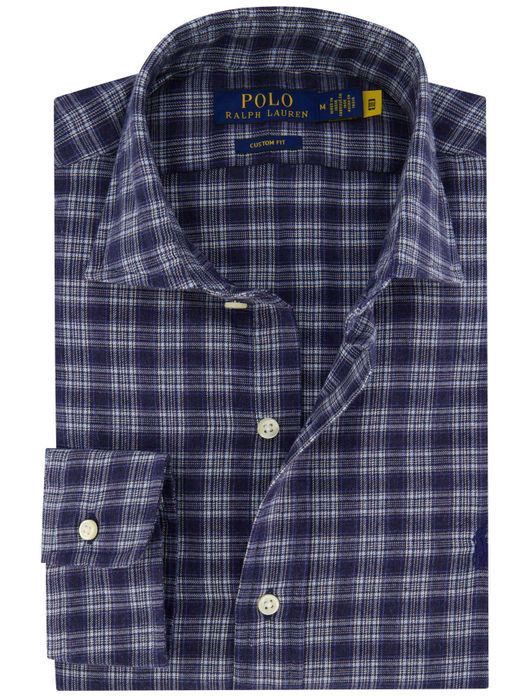 Polo Ralph Lauren overhemd donkerblauw geruit