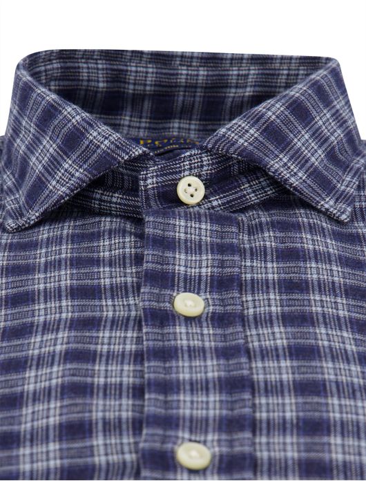 Polo Ralph Lauren overhemd donkerblauw geruit