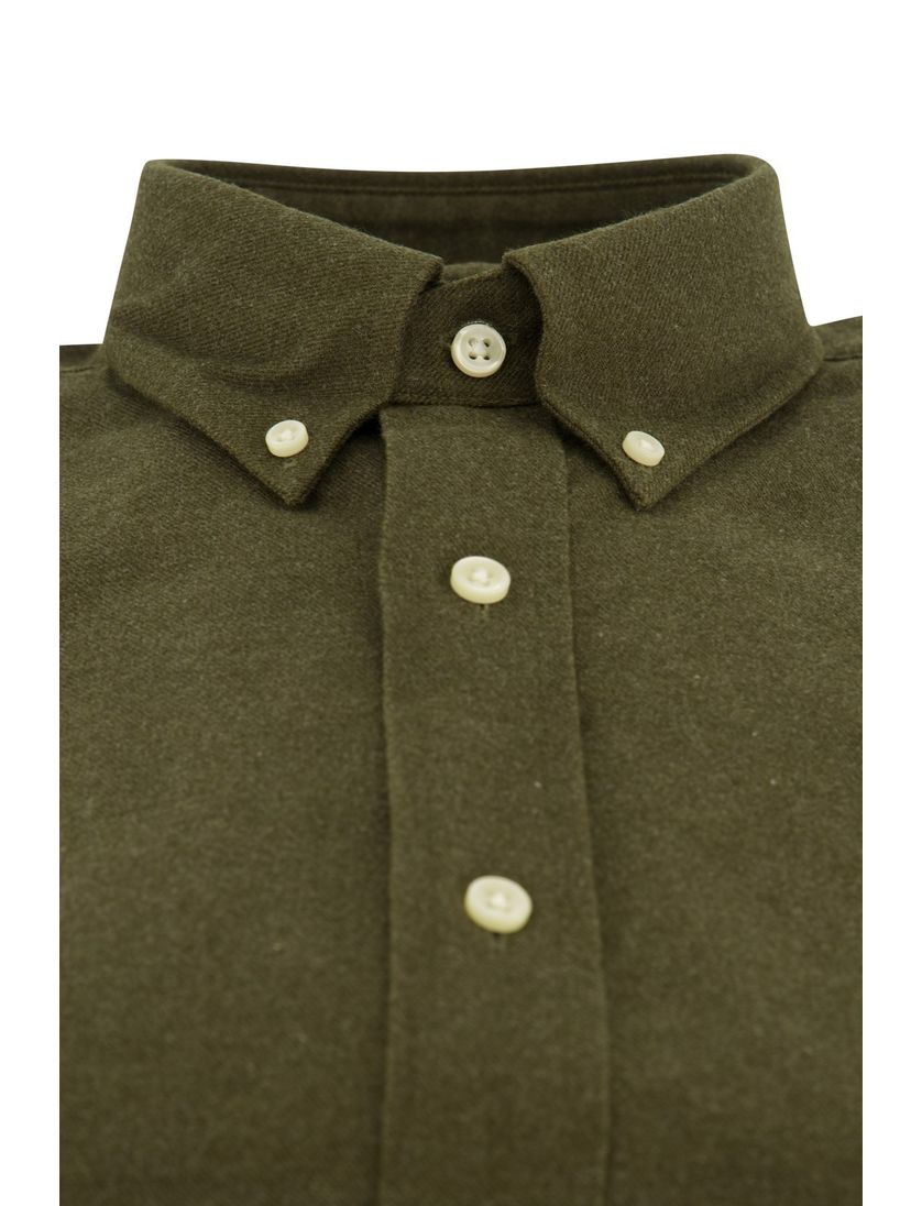 Polo Ralph Lauren overhemd groen flanel normale fit