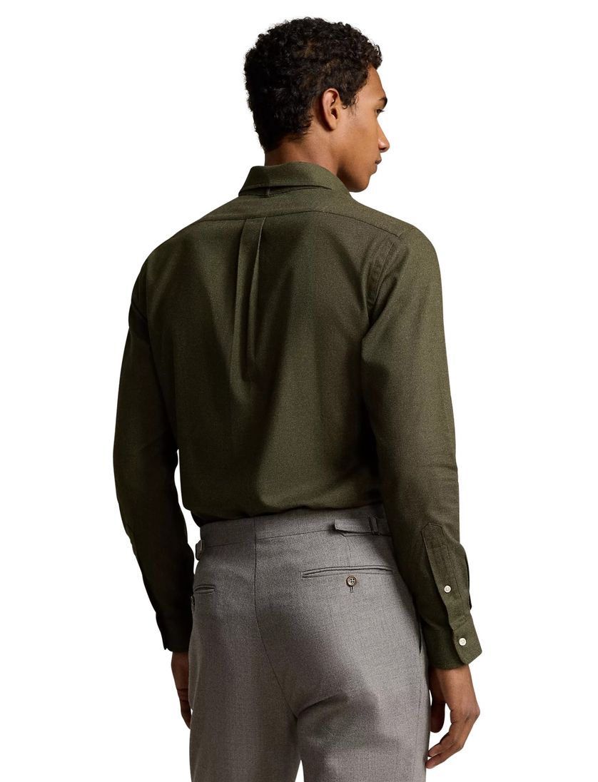 Polo Ralph Lauren overhemd groen flanel normale fit