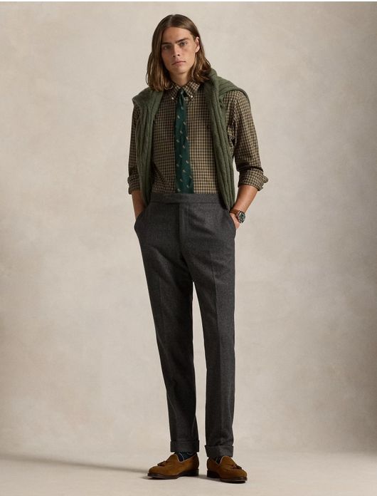 casual overhemd Polo Ralph Lauren bruin geruit katoen normale fit