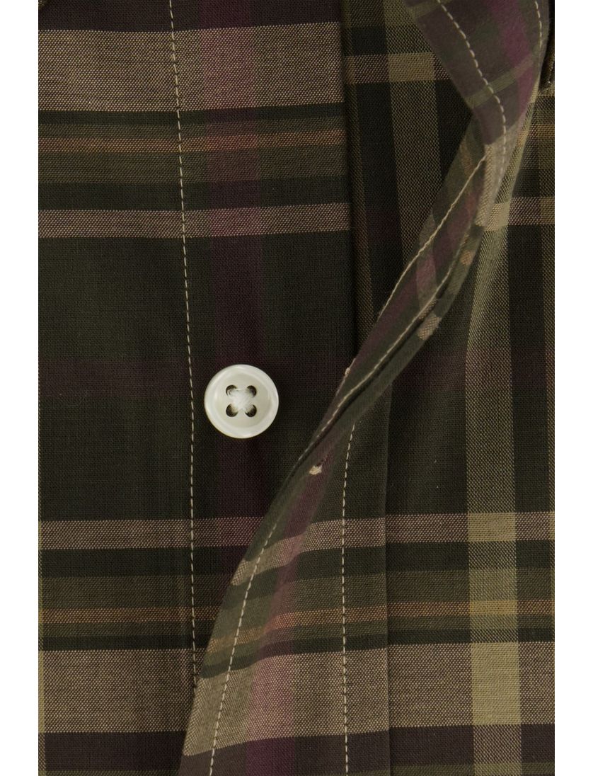 Polo Ralph Lauren Custom Fit overhemd groen geruit katoen