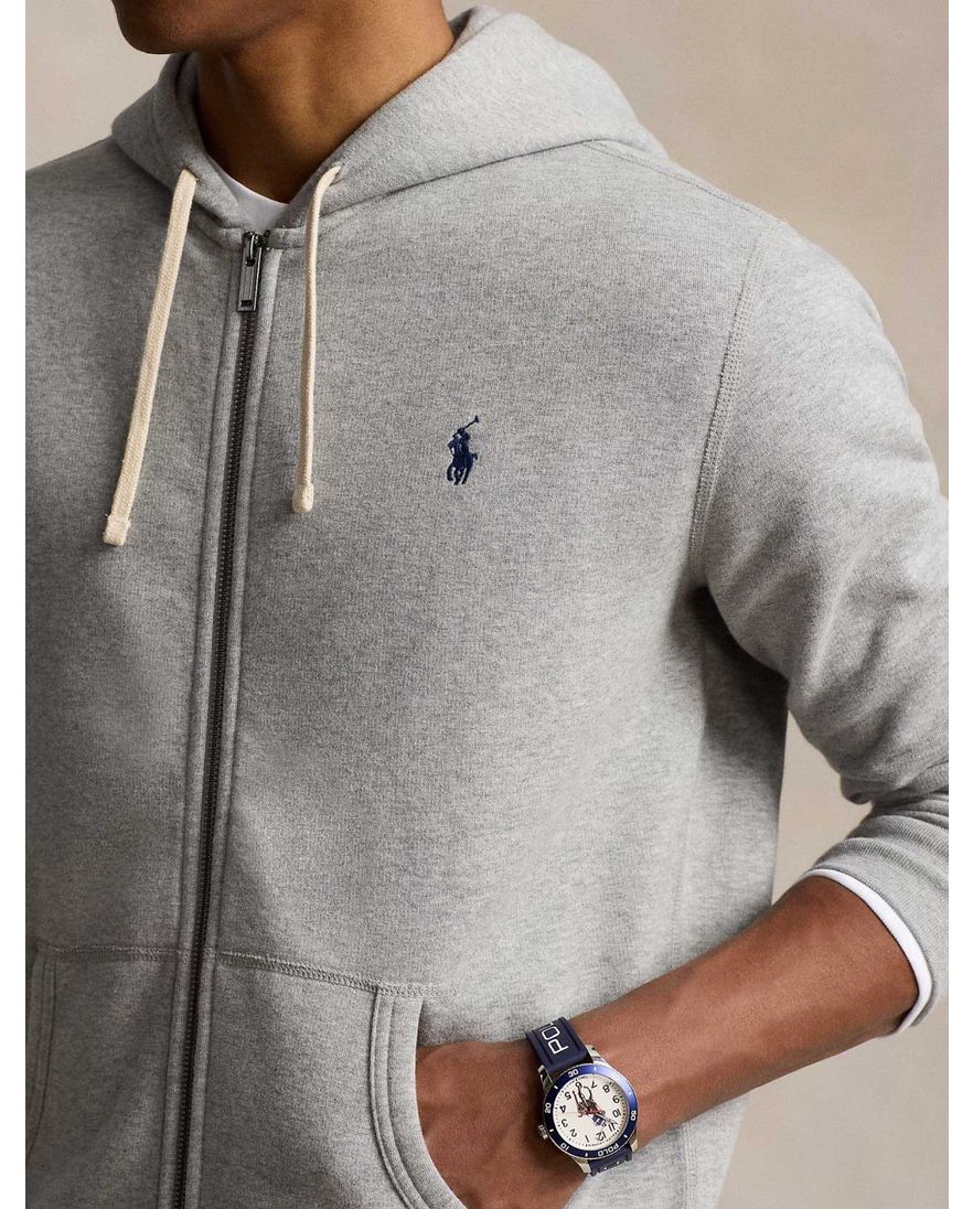 Polo Ralph Lauren sweatvest grijs gemeleerd