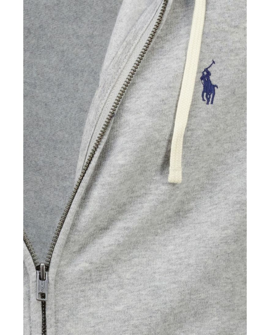 Polo Ralph Lauren sweatvest grijs gemeleerd