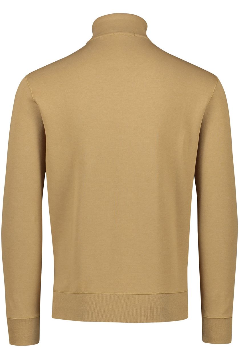 Half zip trui Polo Ralph Lauren Custom Fit camel