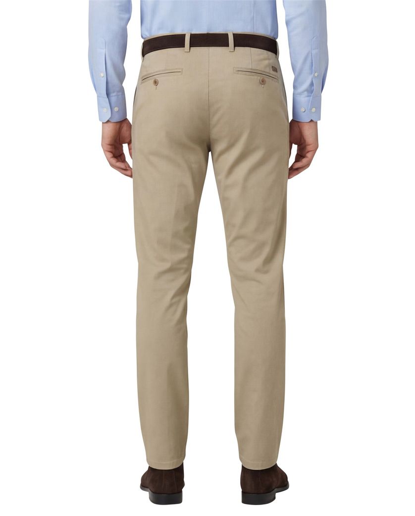 Meyer chino katoen bruin effen