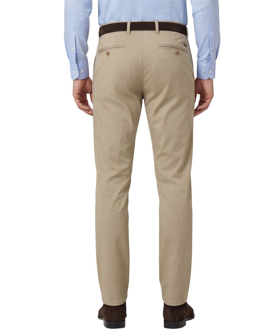 Meyer Pantalon katoen bruin perfect fit
