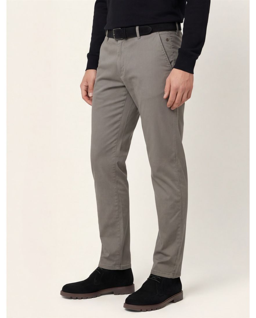 Meyer katoen chino bruin