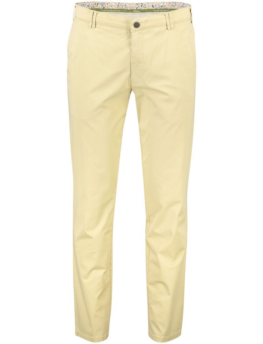 Meyer pantalon creme katoen effen