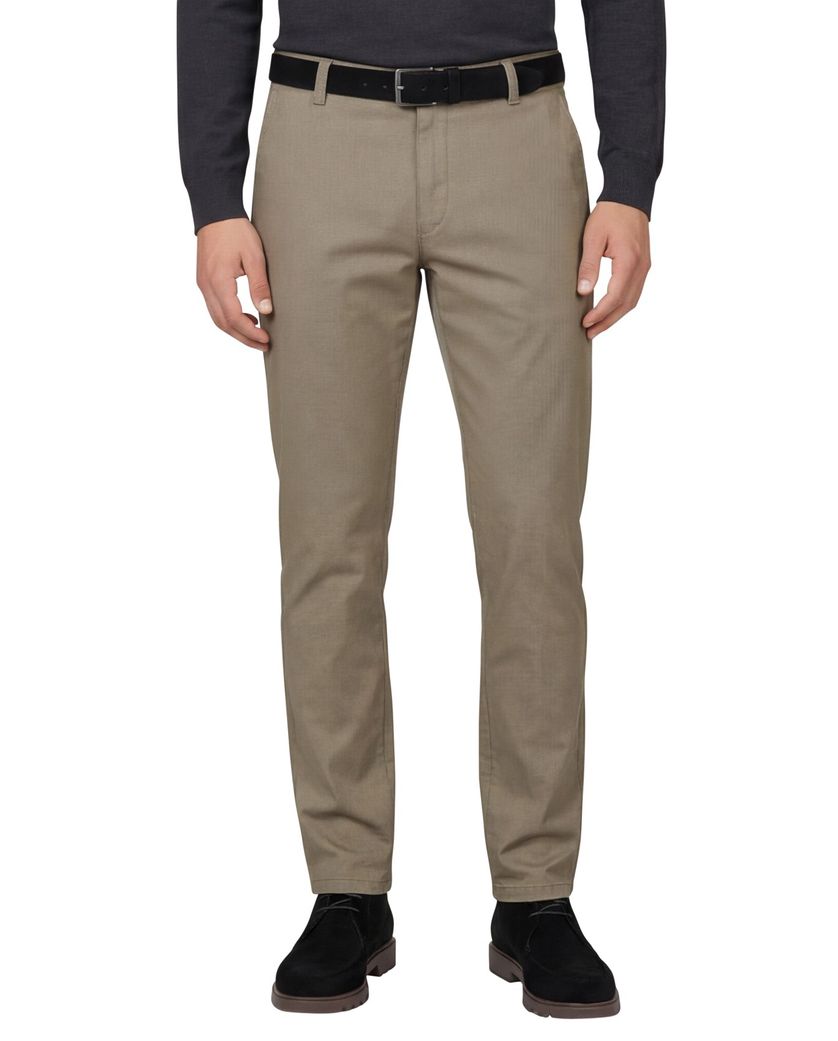 katoenen broek Meyer Rio bruin