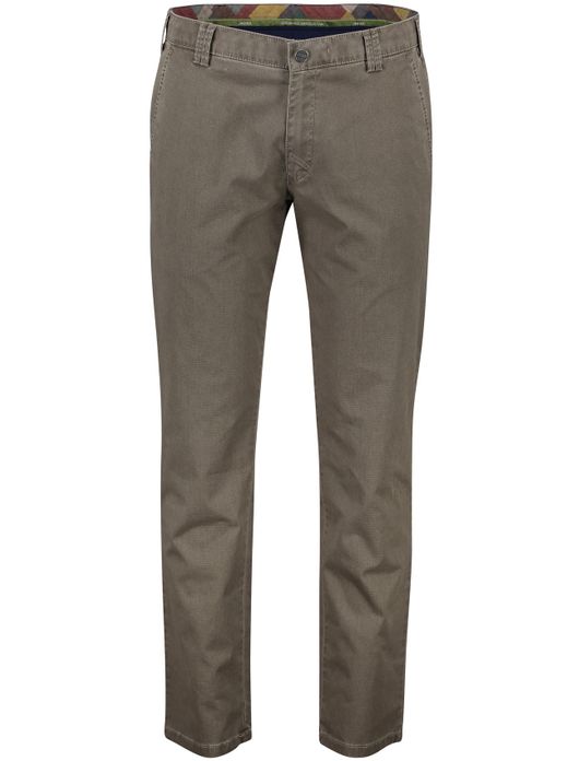 katoenen broek bruin Meyer Rio
