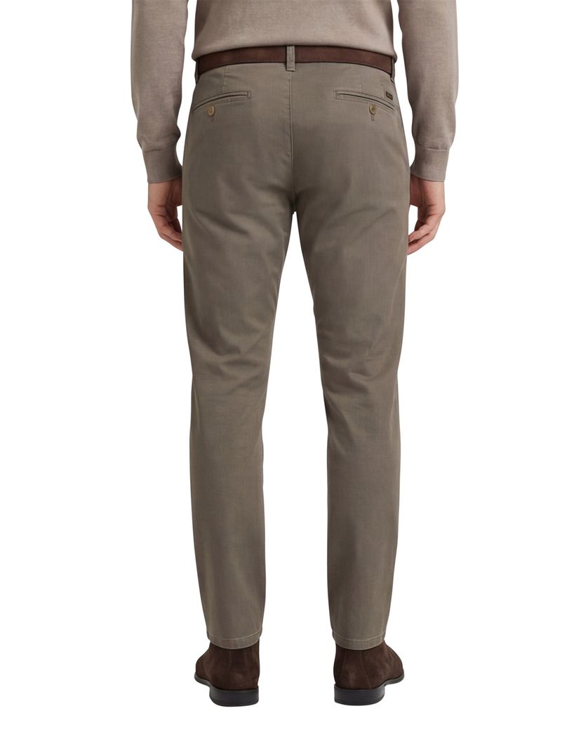 katoenen broek Meyer Rio bruin