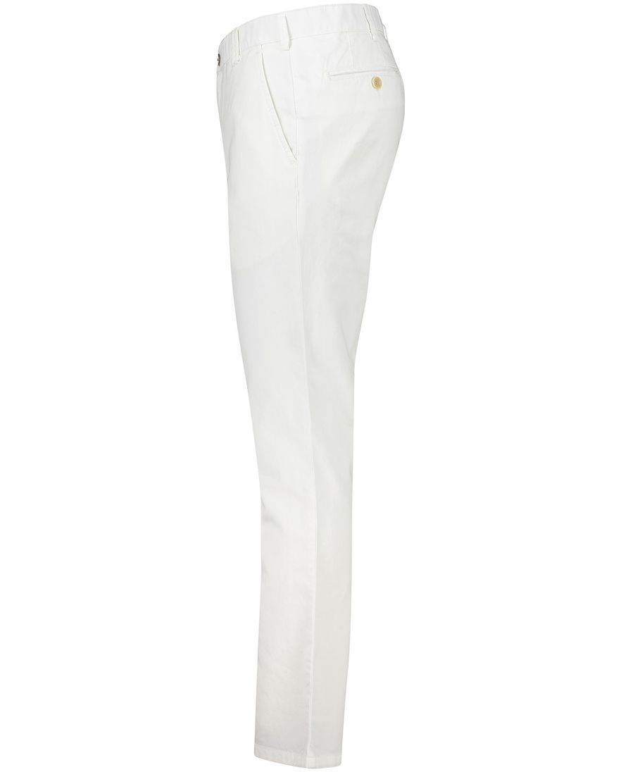 Meyer Pantalon wit modern fit katoen