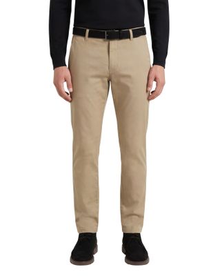 Meyer Meyer Pantalon bruin modern fit effen