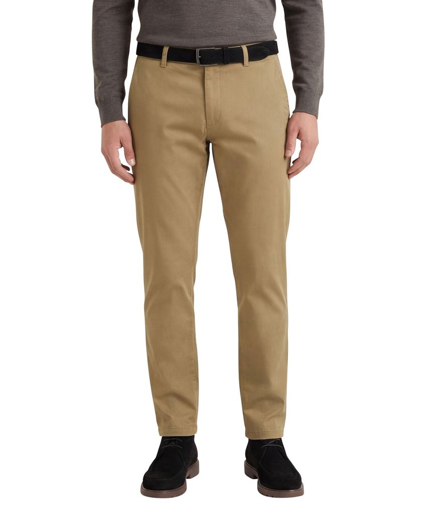 Meyer katoenen broek Rio bruin effen