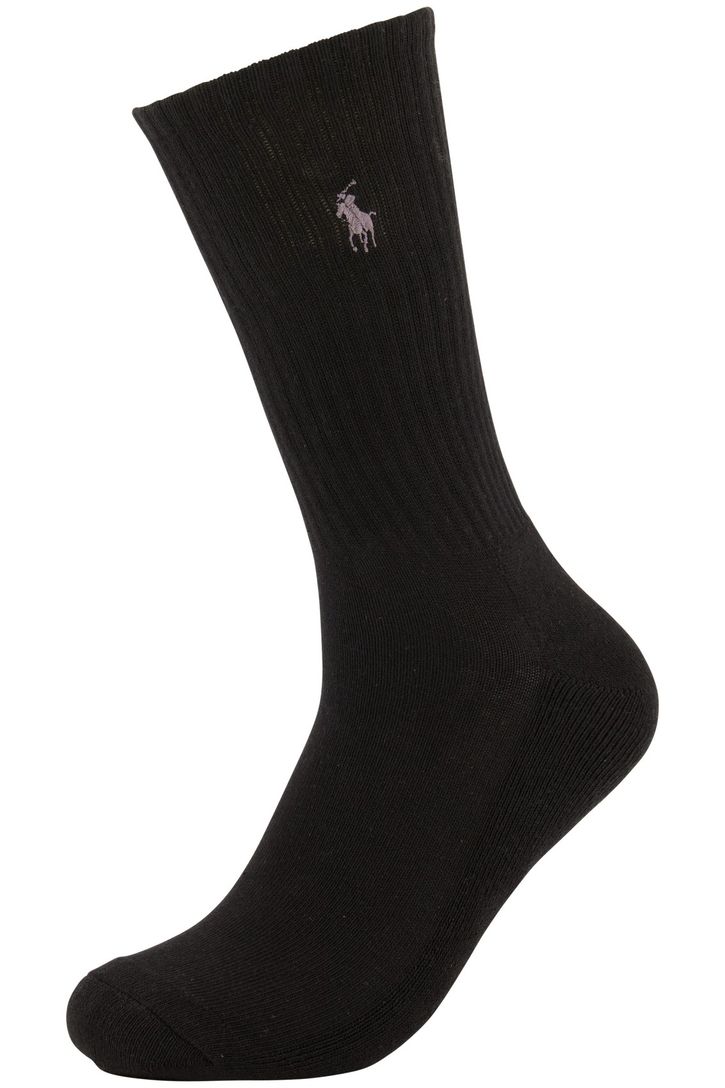 3-pack Polo Ralph Lauren sokken zwart katoen