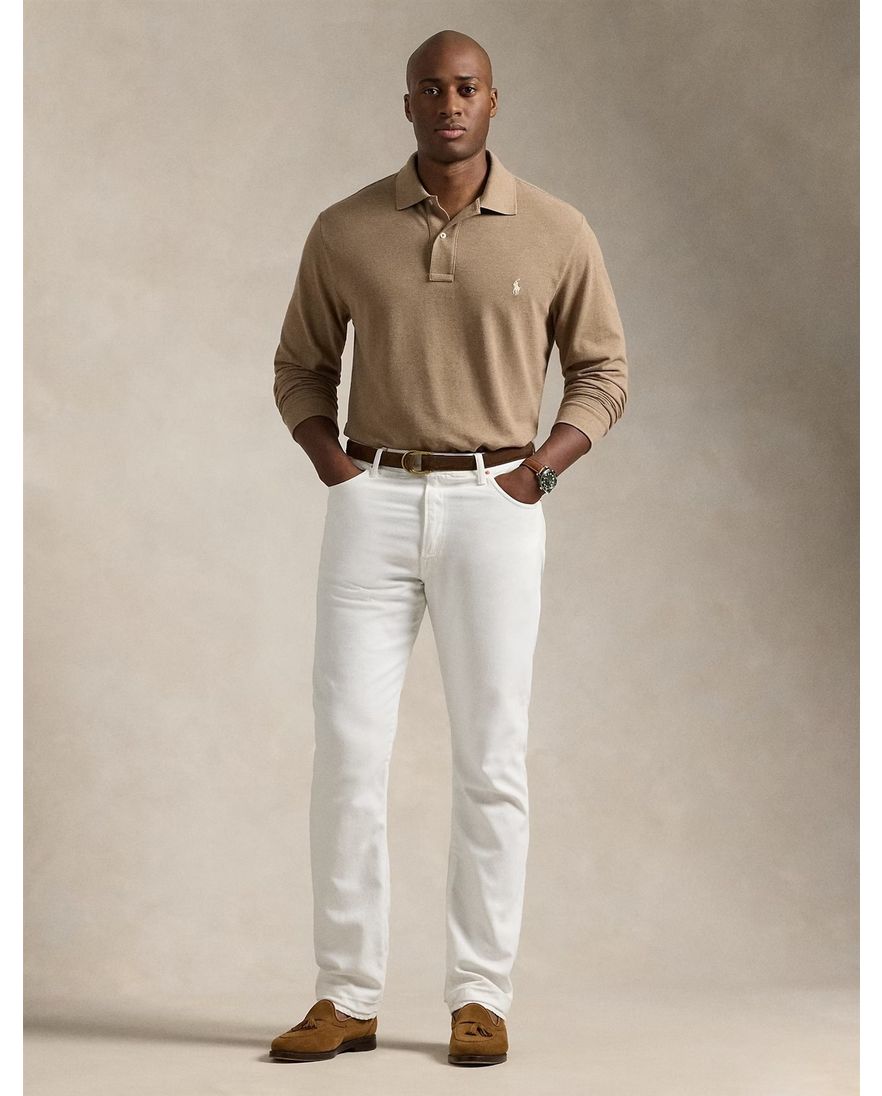 Polo Ralph Lauren Big & Tall polo lange mouw beige