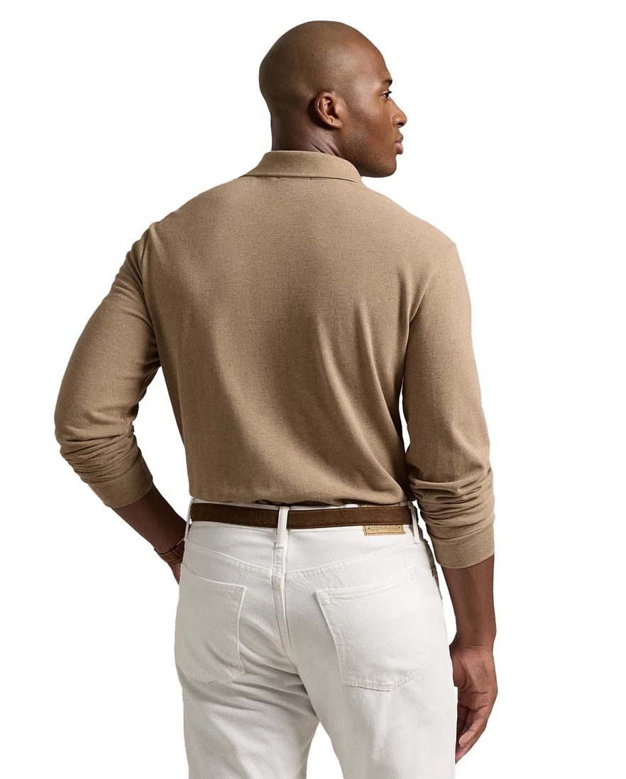 Polo Ralph Lauren Big & Tall polo lange mouw beige