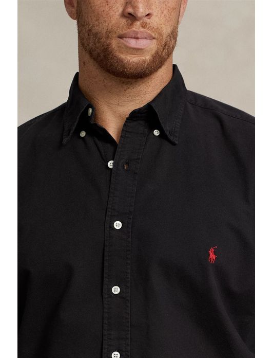 Polo Ralph Lauren overhemd zwart Big & Tall