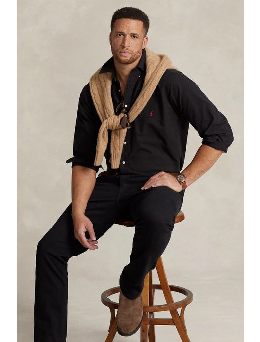 Polo Ralph Lauren overhemd zwart Big & Tall