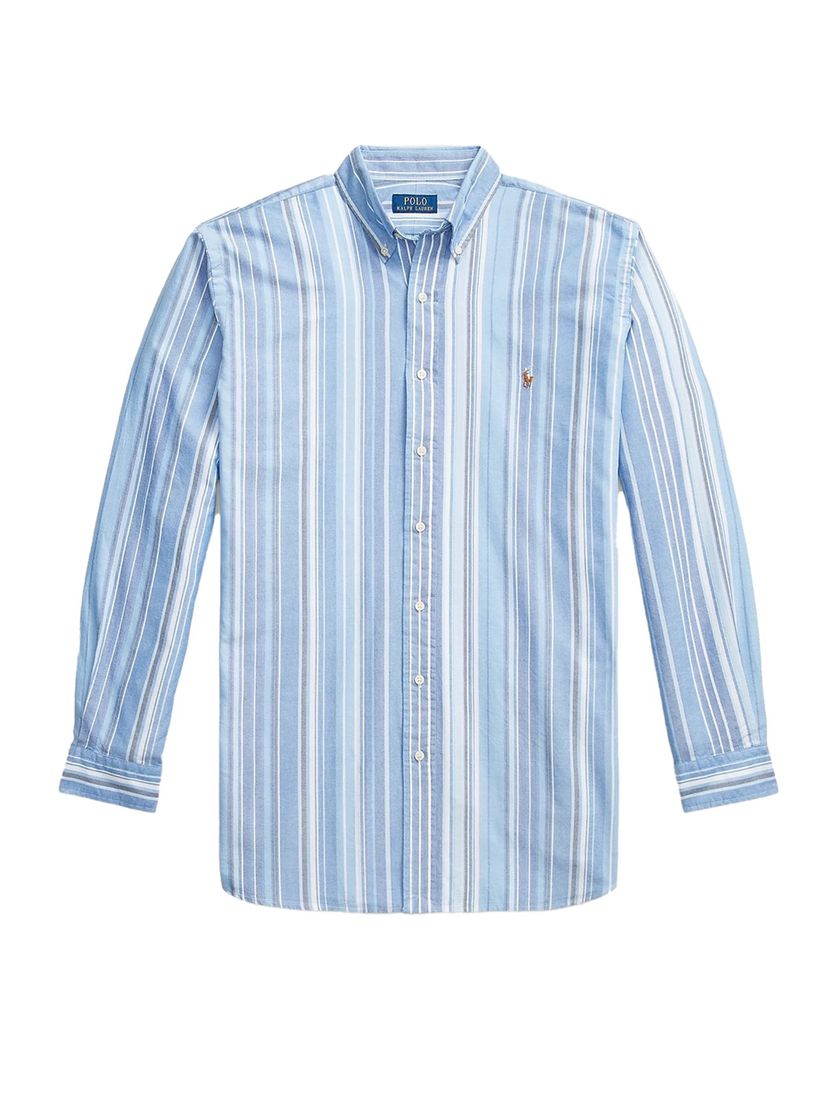Polo Ralph Lauren overhemd blauw gestreept Big & Tall