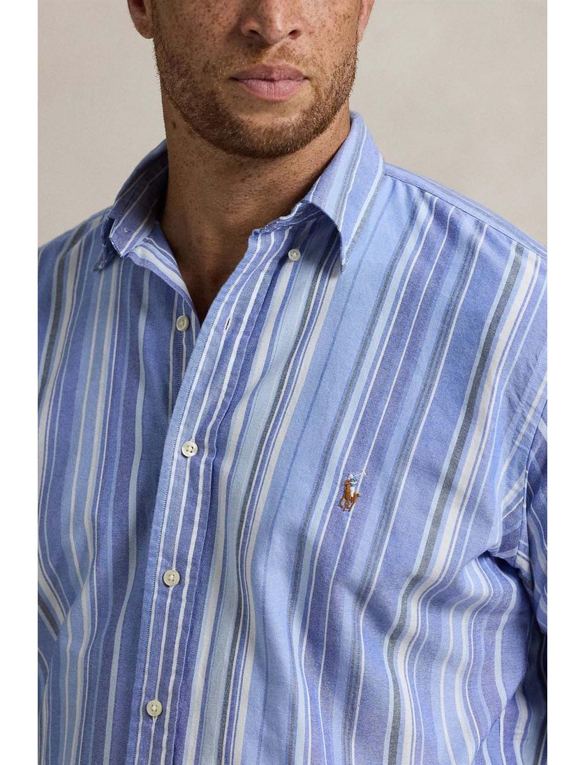Polo Ralph Lauren overhemd blauw gestreept Big & Tall