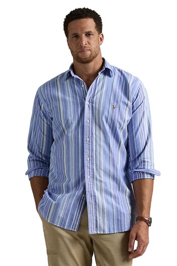 Polo Ralph Lauren Polo Ralph Lauren overhemd blauw gestreept Big & Tall