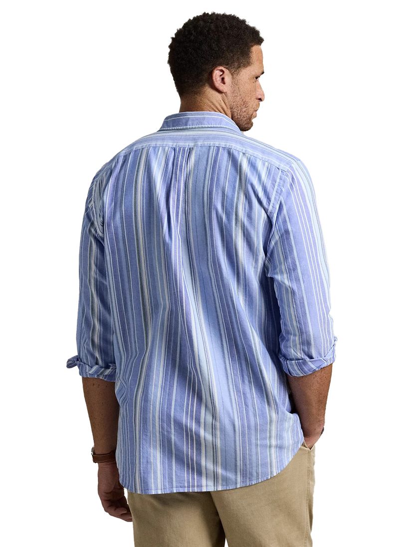Polo Ralph Lauren overhemd blauw gestreept Big & Tall