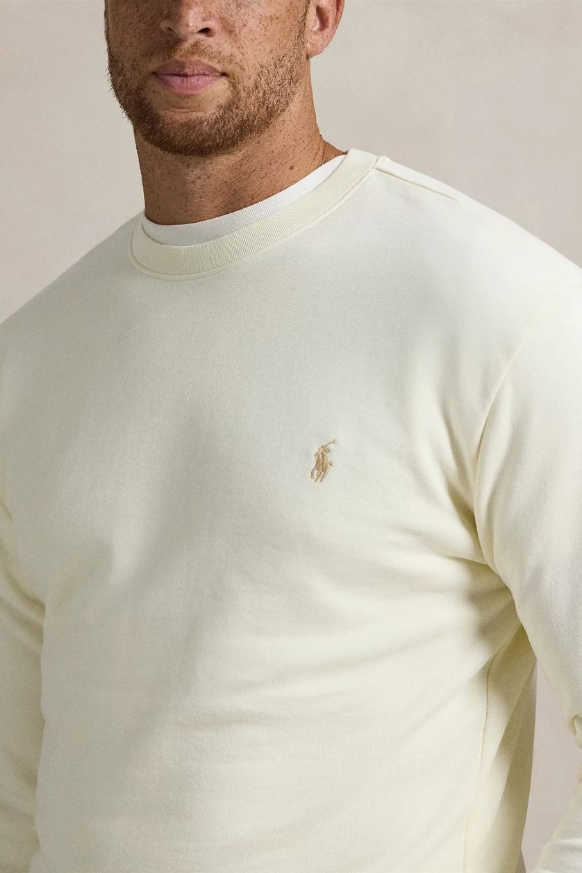 sweater Polo Ralph Lauren Big & Tall creme ronde hals