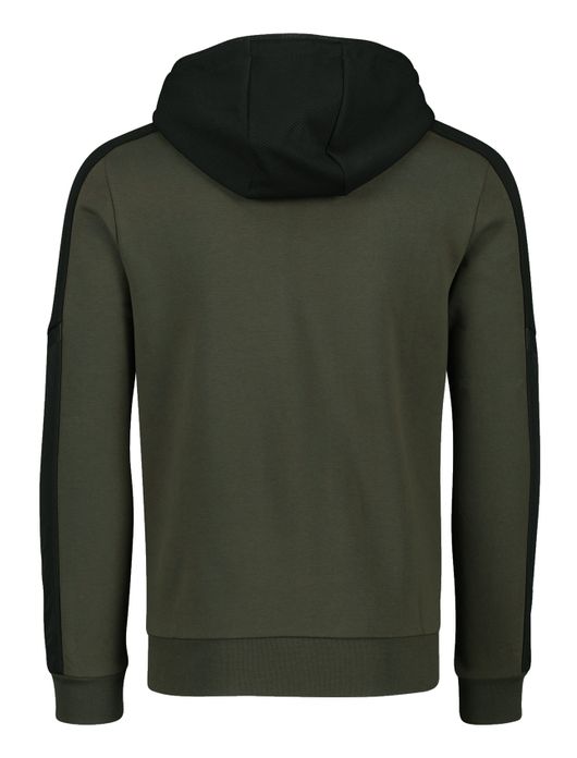 Aeronautica Militare groen outdoor vest rits opdruk