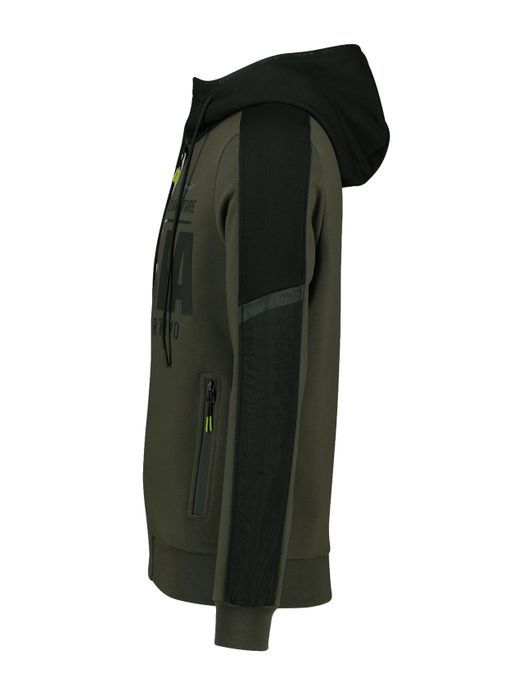 Aeronautica Militare groen outdoor vest rits opdruk