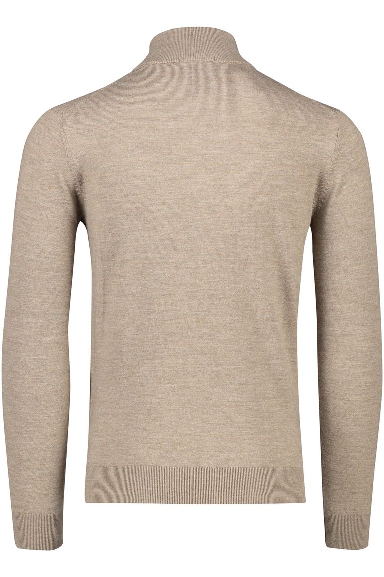 Aeronautica Militare vest beige gemêleerd merinowol