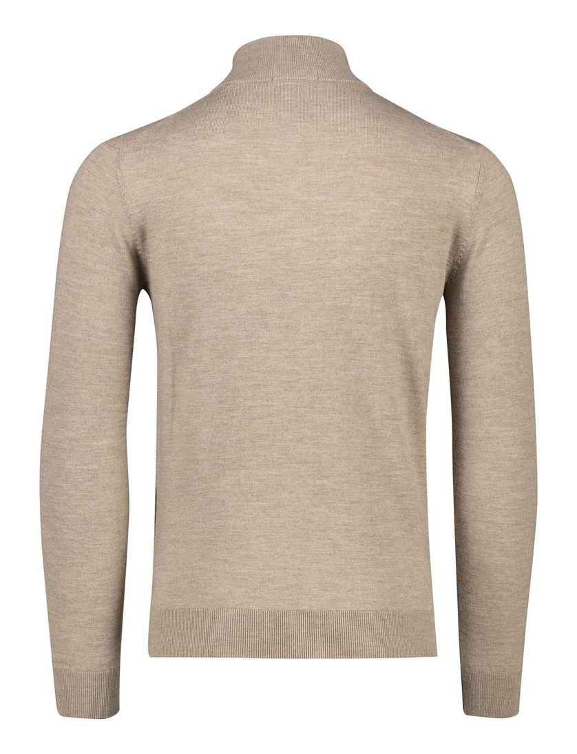 Aeronautica Militare vest beige gemêleerd slim fit