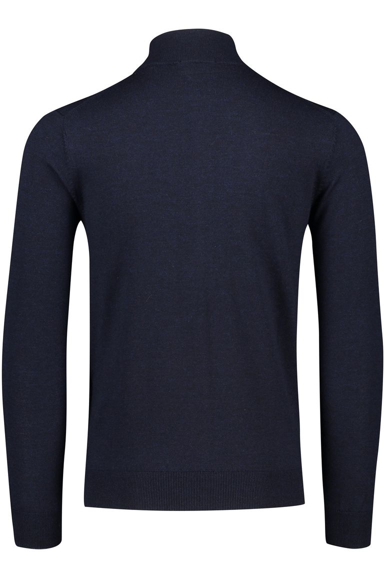 Aeronautica Militare vest effen donkerblauw merinowol