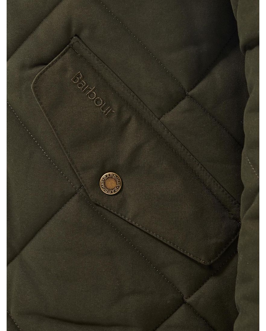 tussenjas Barbour Chelsea groen