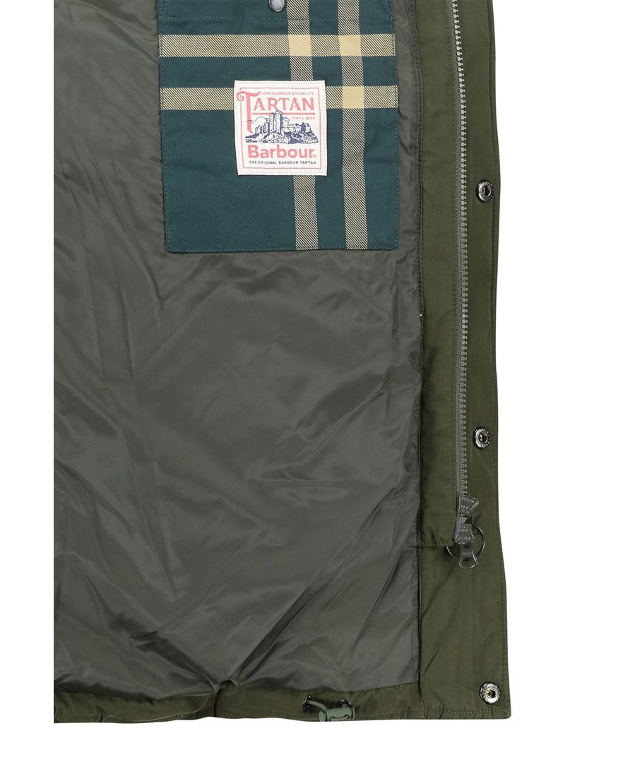 tussenjas Barbour Chelsea groen