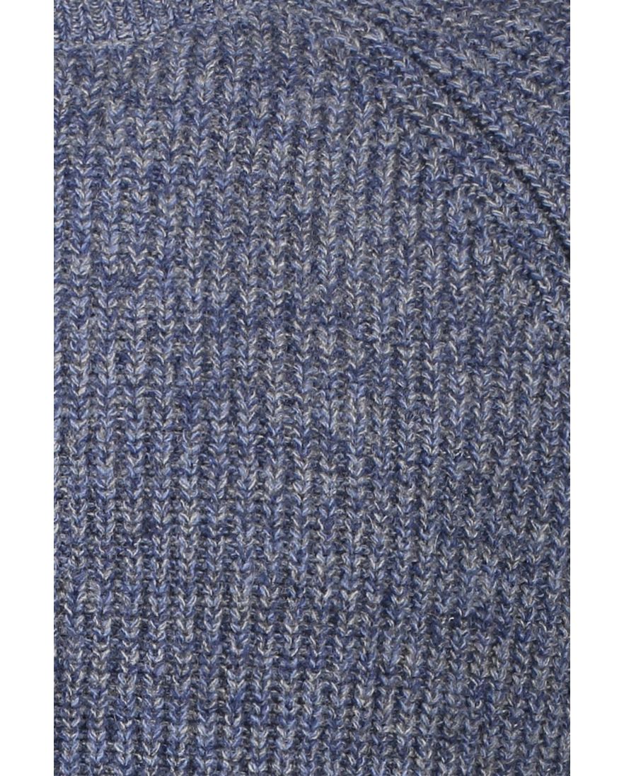 Barbour trui blauw wol gemeleerd normale fit