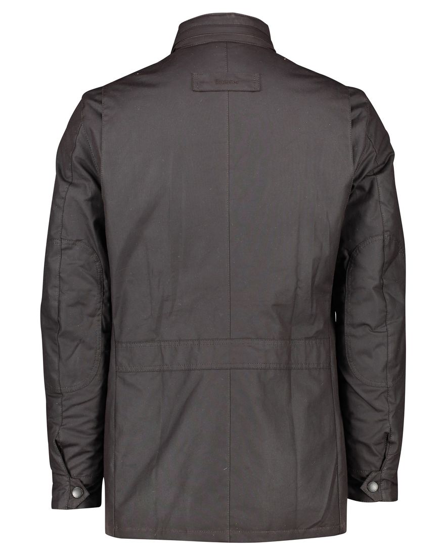 Barbour waxjas bruin uni katoen Normale Fit