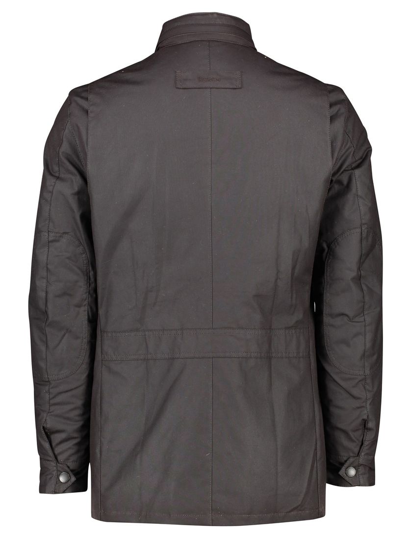 Normale Fit Barbour waxjas bruin katoen